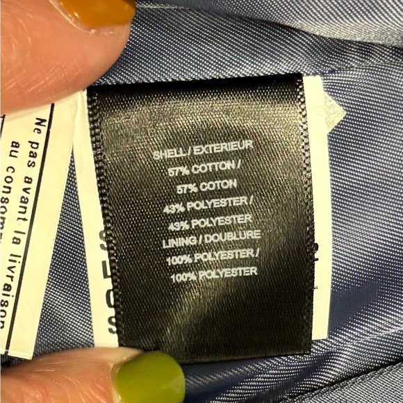 Sam Edelman Steel Blue Structured Trench Coat Size small - Picture 5 of 5